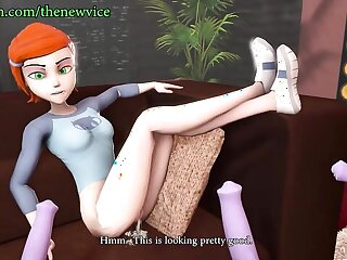 gwen in 3d cartoon porn video